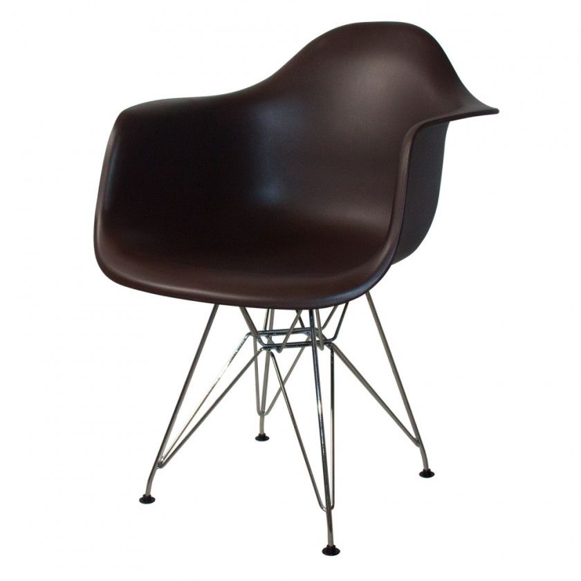 PACK 4 SILLONES TOWER CHROME CHOCOLATE