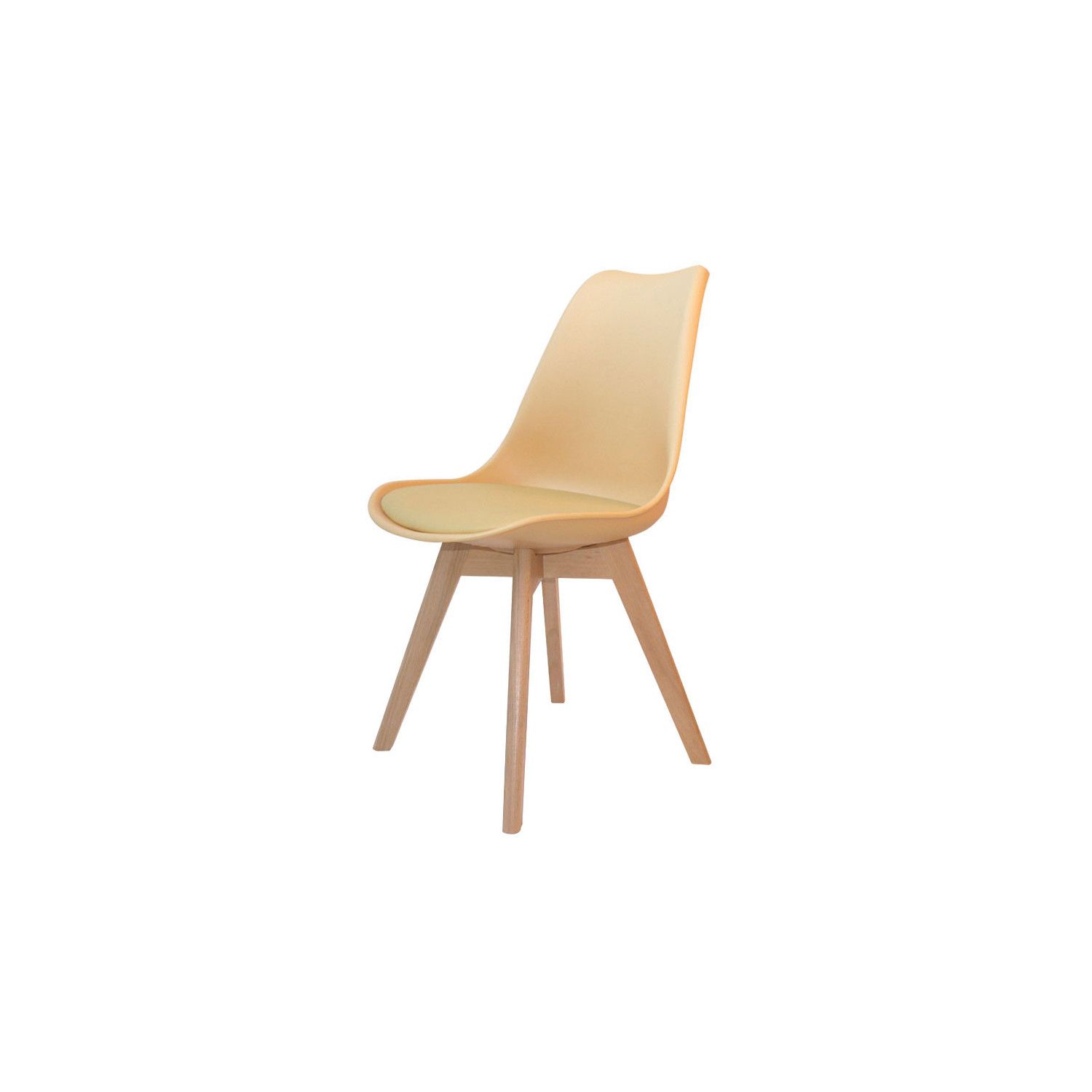 SILLA NEW TOWER WOOD VAINILLA EXTRA QUALITY - Sillas Tower 