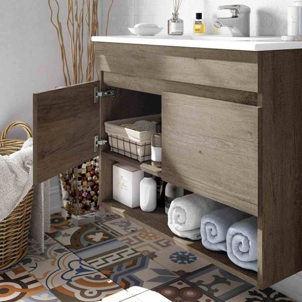 ▷ Mueble Nordic suspendido Orddoñez. Muebles de baño con lavabo