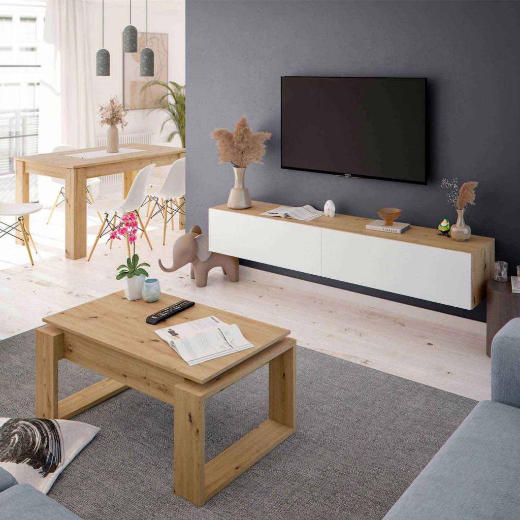 Mueble Tv Madera 180 - Artikalia - Muebles de diseño