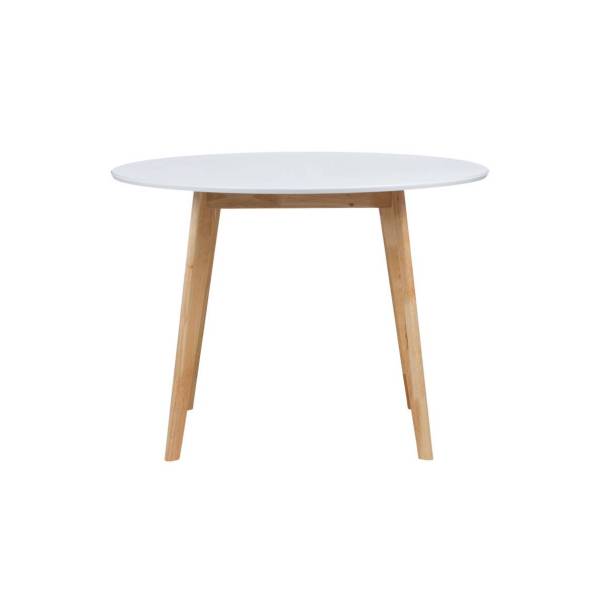 Conjunto mesa redonda 106cm y 4 sillas comedor