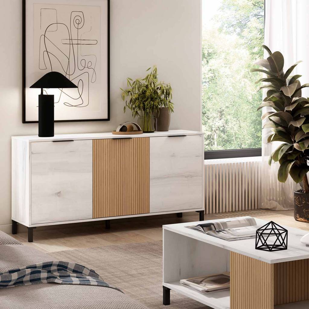 Aparador de salón para estancias con muebles de diseño moderno